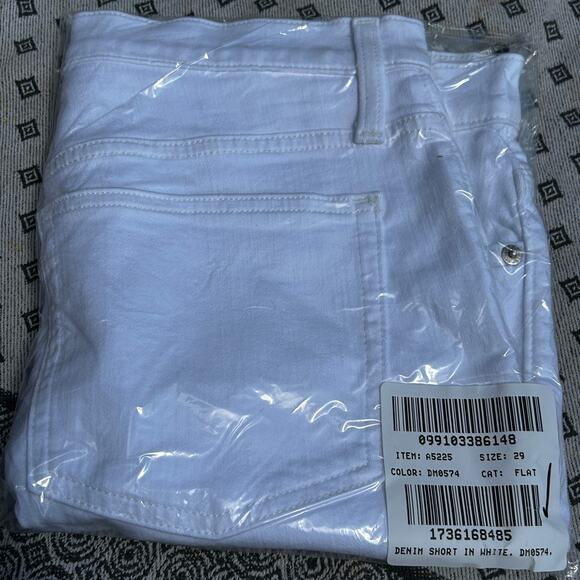 NWT J. Crew Denim Short 29 White Jean Women's A5225 J.Crew Stretch - Picture 6 of 6